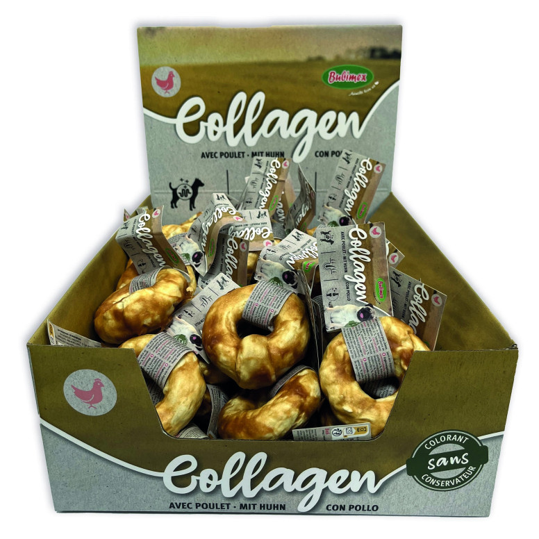 Bubimex Friandise Chien : Collagène & Poulet - Santé Articulations