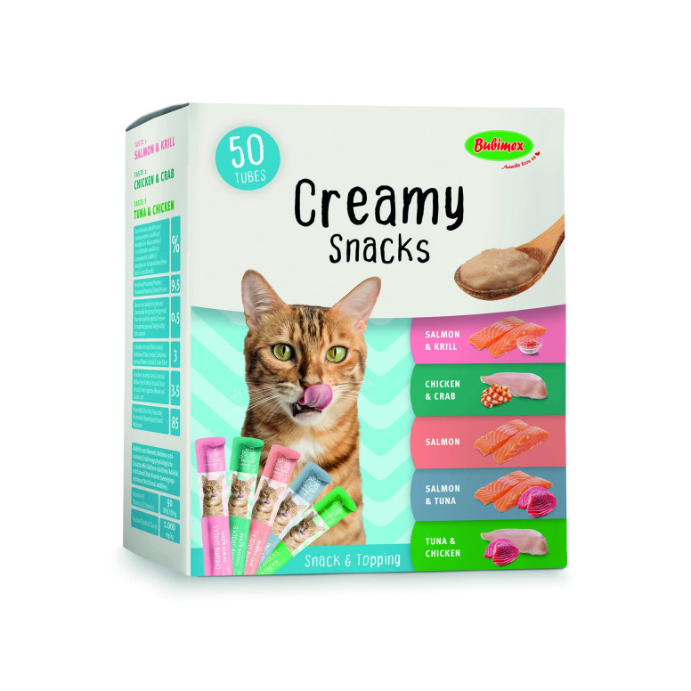 Bubimex Friandises Chat 750g - Crémeux & sans céréales