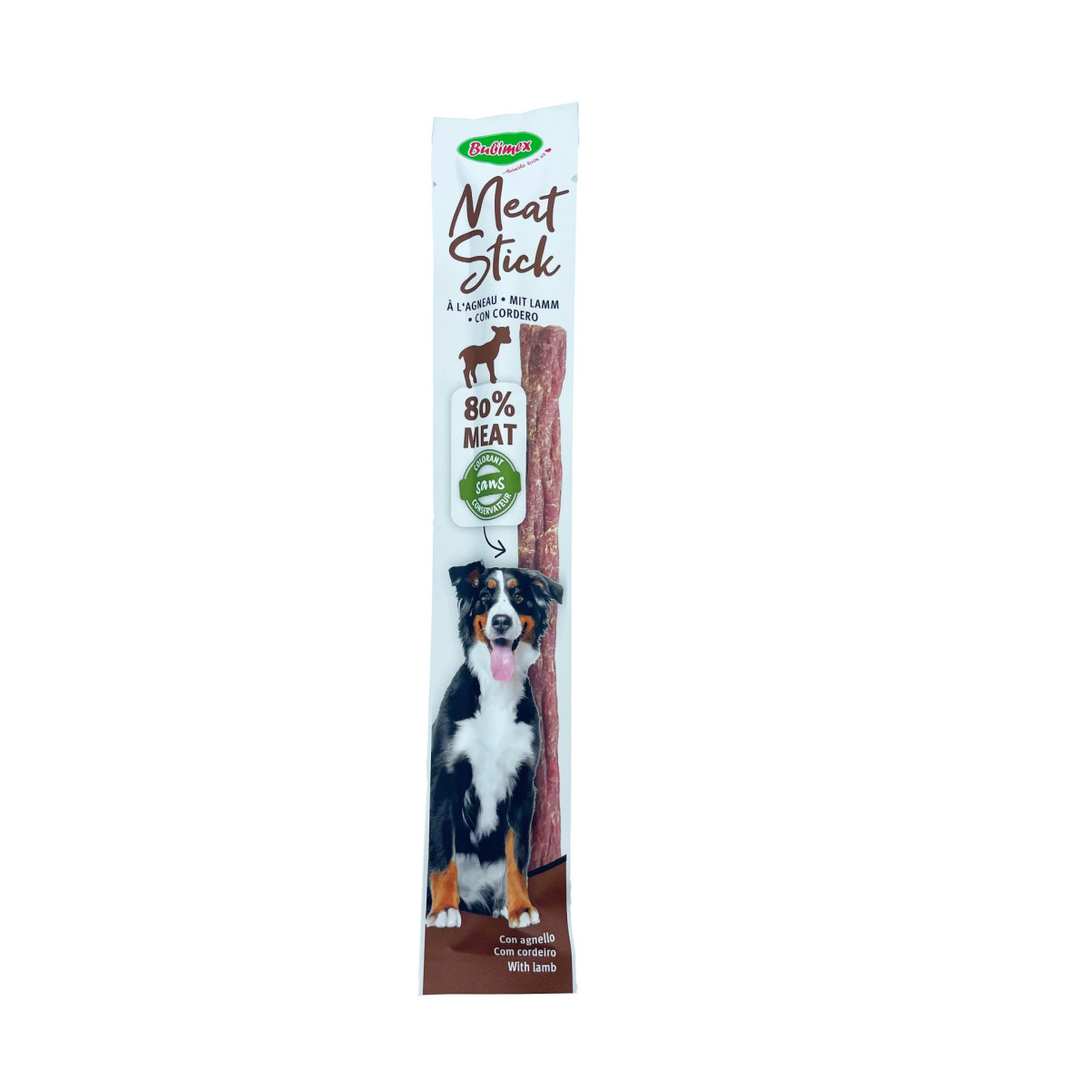 Friandises Bubimex Chien - Agneau 12g : 80% viande, sans additifs