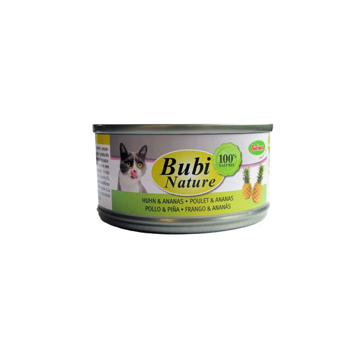 Bubimex Pâtée Chat Poulet & Ananas - 70g, Naturelle et Légère