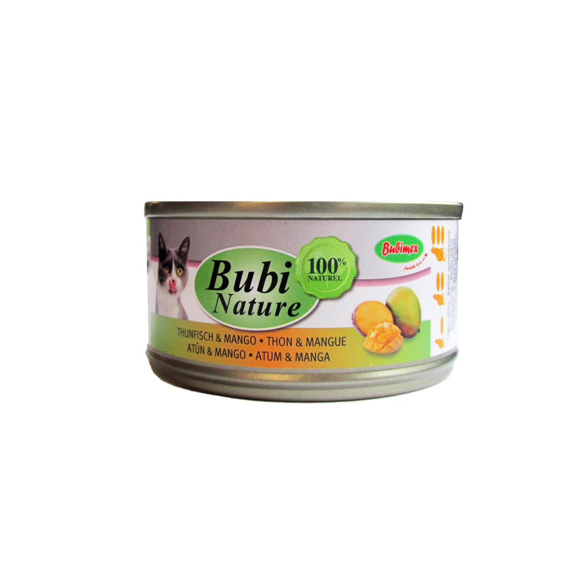 Bubimex Pâtée Chat Thon & Mangue 70g - Naturelle & Hydratante