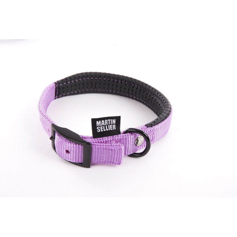 Collier Martin Sellier Confort nylon parme 25-55 pour chien et chat | DO&KA