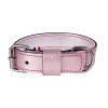 Collier en cuir Dakota Martin Sellier parme clair (30-50cm) pour chien
