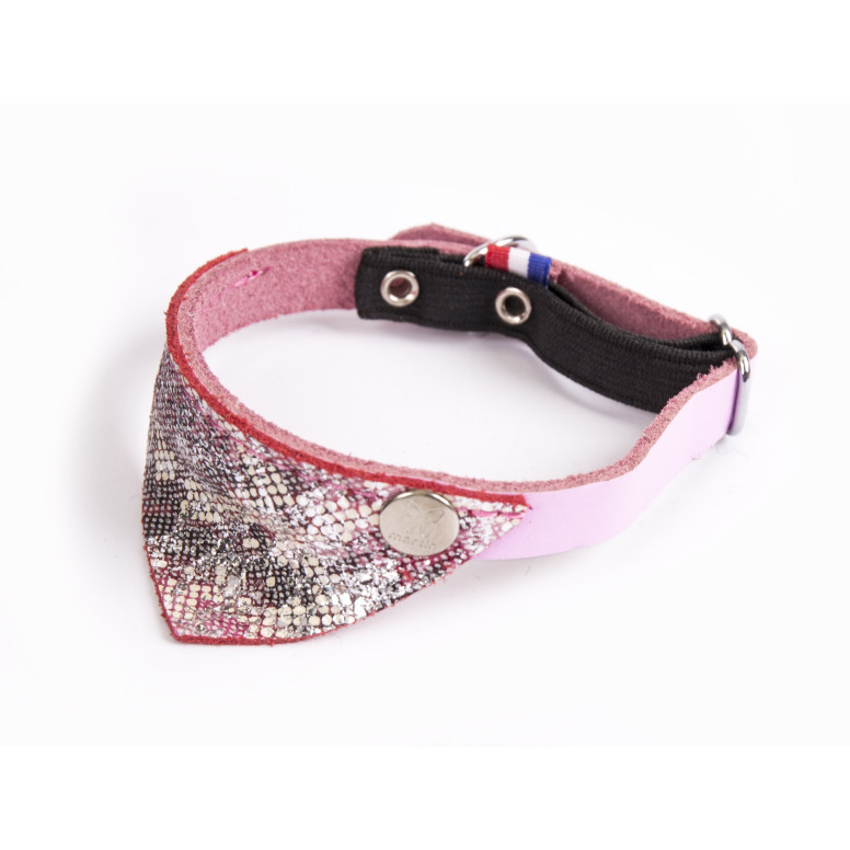 Collier Malibu Martin sellier rose (30 cm) pour chat