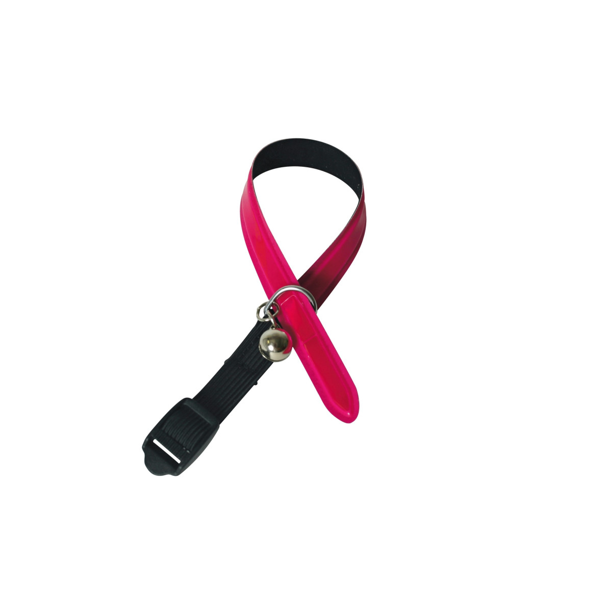 Collier réfléchissant Magenta Martin Sellier Reflectite pour chat