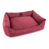 Corbeille Croisette Martin Sellier rouge (80cm) pour chien