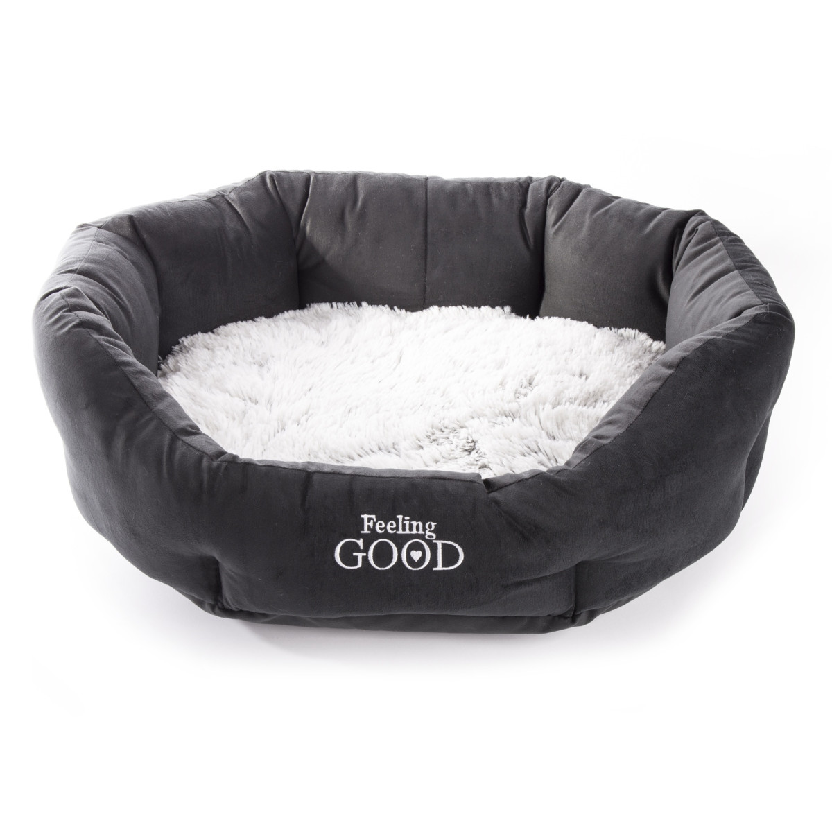 Corbeille igloo Confort Martin Sellier noire (40cm) pour chat