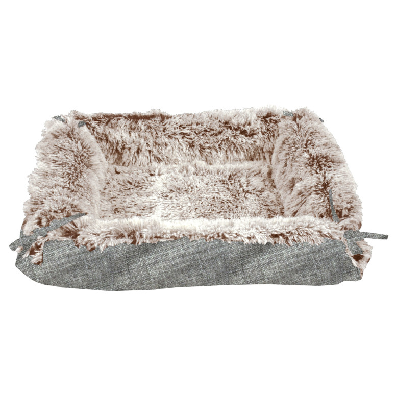 Couchage chat Croci beige - Douillet, lavable, repos sécurisé
