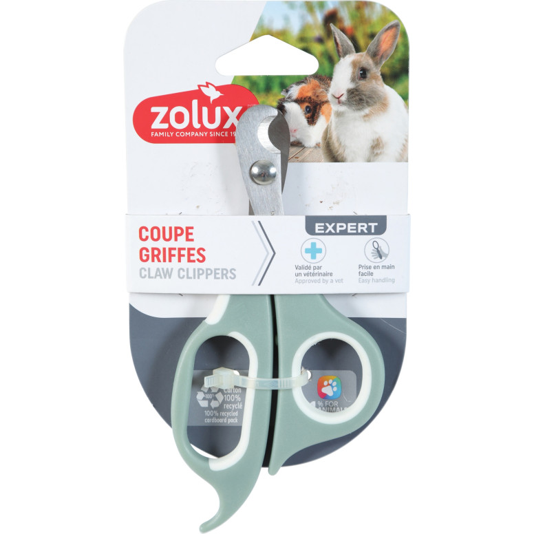 Coupe-griffes ergonomique Zolux : sécurité et précision pour rongeurs