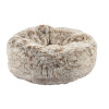 Coussin Donut Croci beige : Confort optimal pour chat (70x25cm)