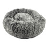 Coussin Donut Croci Noir - Confort Doux pour Chat (50x25cm)