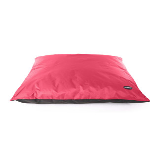 Coussin waterproof Martin Sellier noir et cerise (120x100cm) pour chien et chat