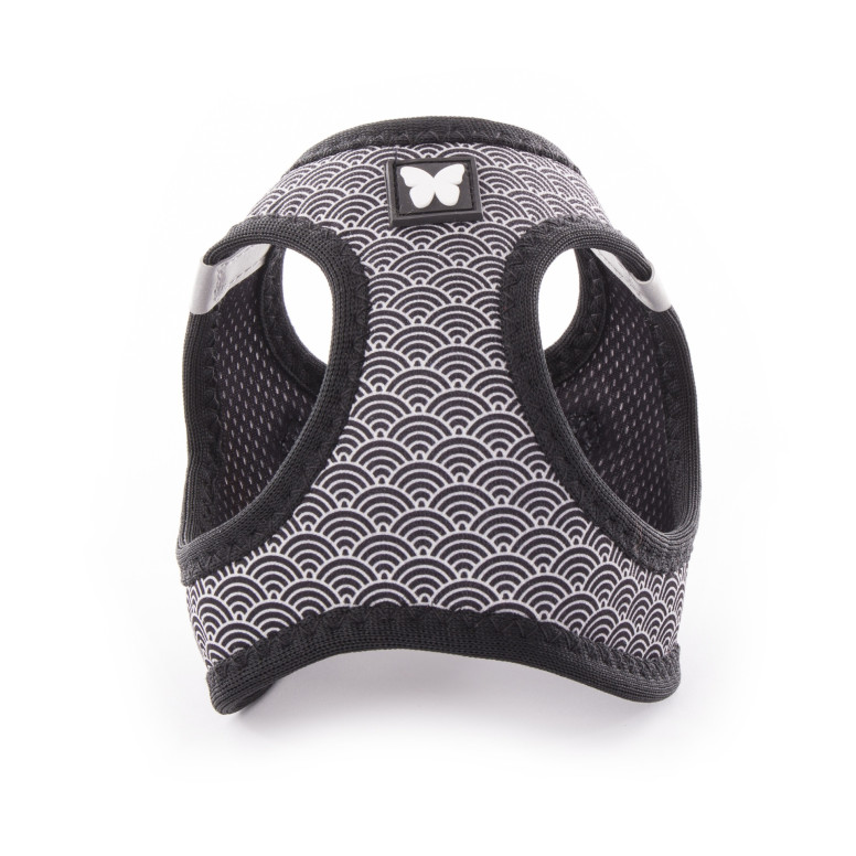 Harnais Martin Sellier Mesh Eventail noir M pour chien et chat | DO&KA