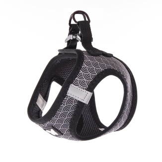 Harnais Martin Sellier Mesh Eventail noir 3XS pour chien et chat | DO&KA