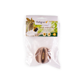 Jouet bois balle Vadigran 6cm pour rongeur | DO&KA