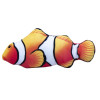 Jouet chat Bubimex poisson clown - Danse activée, herbe à chat incluse