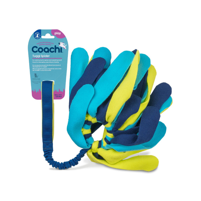 Tuggi Spider 78cm : Jouet interactif chien/chat - Stimulation mentale