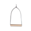 Jouet oiseau bois balançoire ronde Vadigran 15x27cm l pour oiseaux | DO&KA
