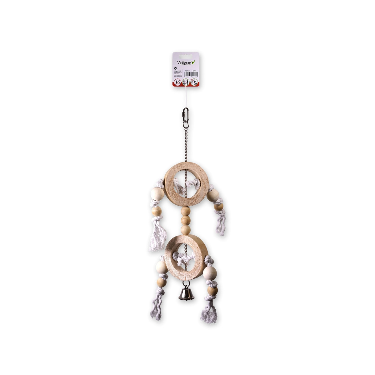 Jouet oiseau coton dreamcatcher Vadigran 53cm pour oiseaux | DO&KA