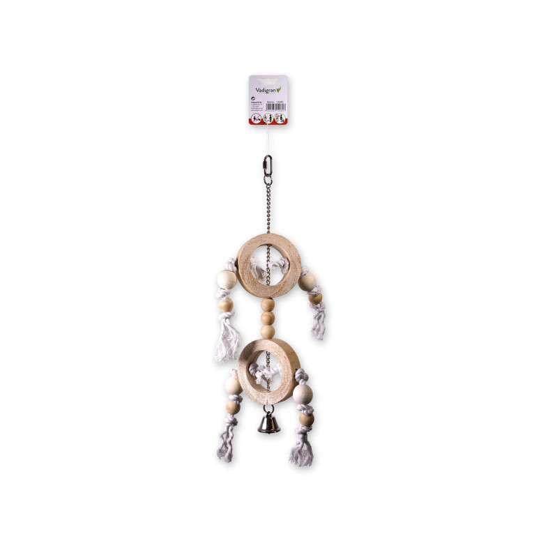 Jouet oiseau coton dreamcatcher Vadigran 53cm pour oiseaux | DO&KA