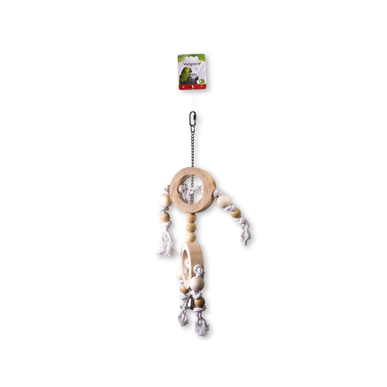 Jouet oiseau coton dreamcatcher Vadigran 53cm pour oiseaux | DO&KA