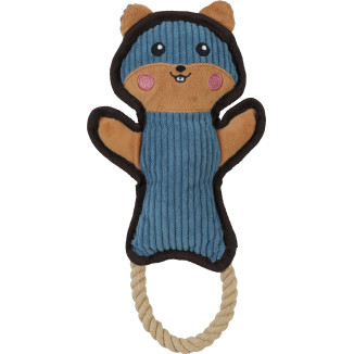 Jouet chien hamster Zolux : bleu, résistant, sifflet intégré