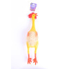 Jouet poulet en latex Martin Sellier grand modèle (latex) pour chien et chat