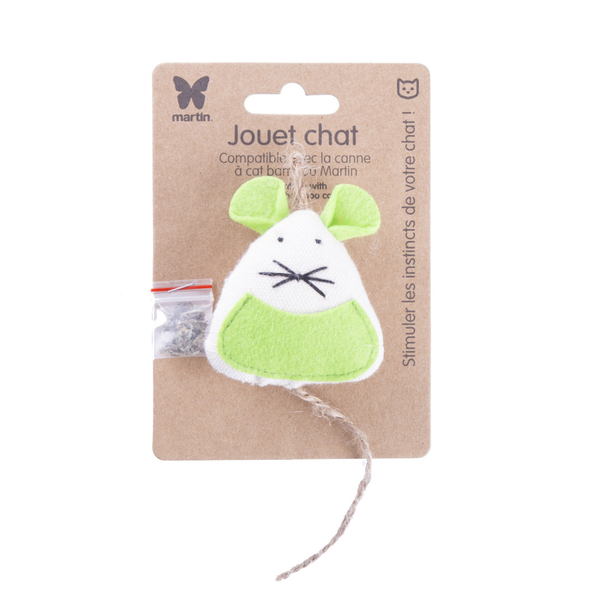 Jouet Martin Sellier souris de poche pour chat | DO&KA