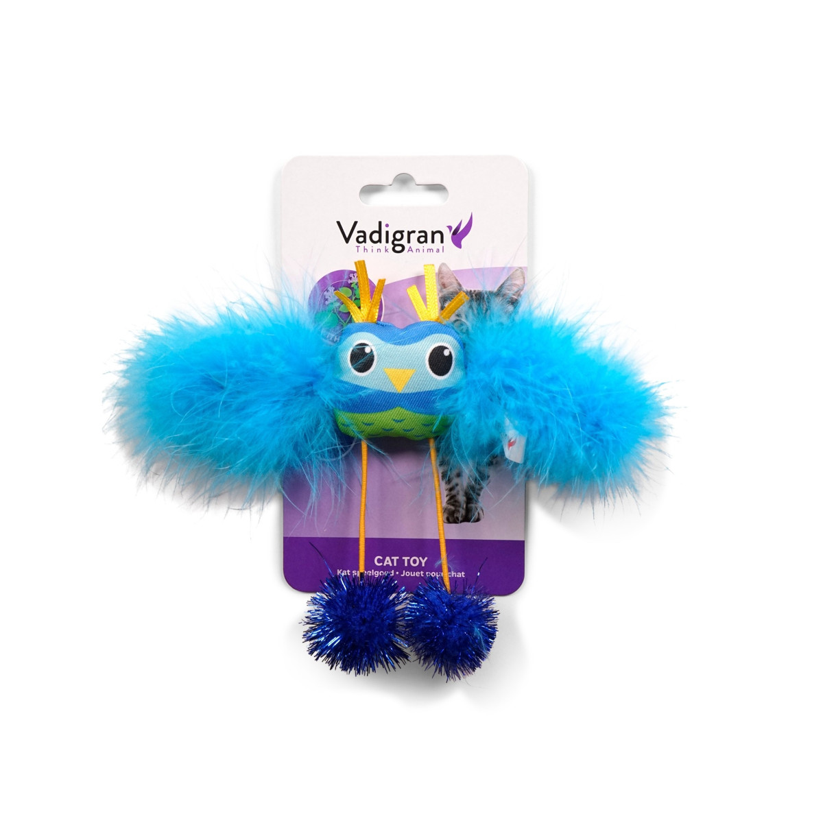 Jouet Vadigran hibou Wingy 15cm pour chat | DO&KA