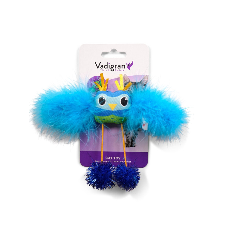 Jouet Vadigran hibou Wingy 15cm pour chat | DO&KA