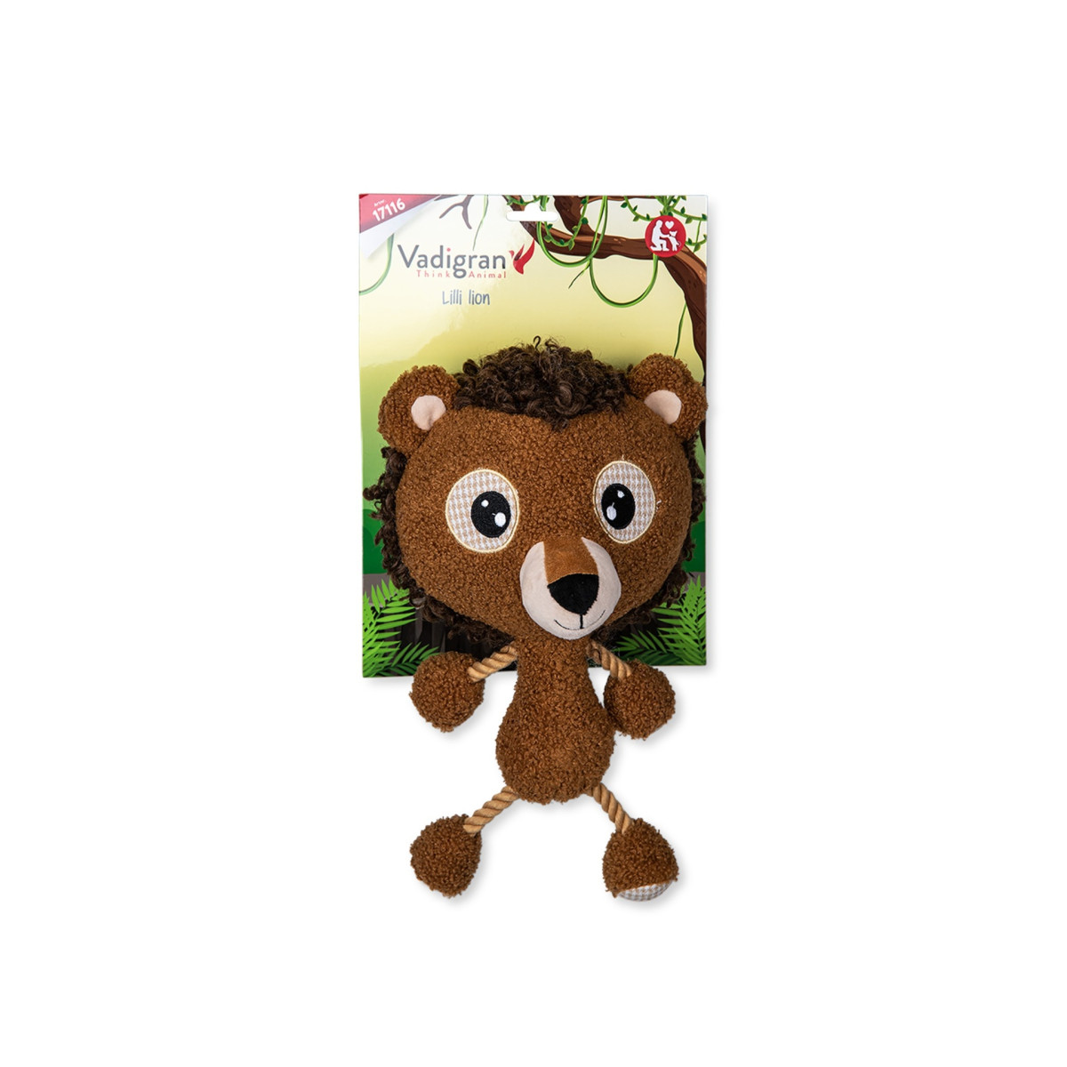 Jouet Vadigran Lilli le lion 30 cm pour chien | DO&KA