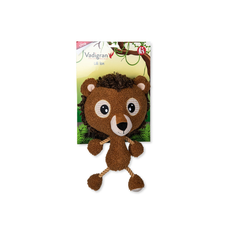 Jouet Vadigran Lilli le lion 30 cm pour chien | DO&KA