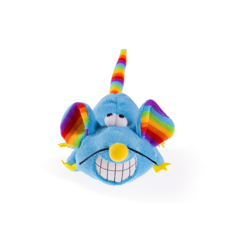 Jouet Vadigran peluche souris bleu 14cm pour chat | DO&KA