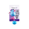 Jouet Vadigran souris avec balle élastique bleu 7cm pour chat | DO&KA