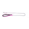 Laisse Martin Sellier chaîne fine nylon rose fluo 20-100 pour chien et chat | DO&KA