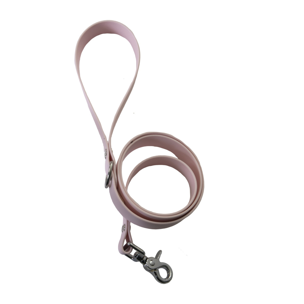 Laisse robuste ANICOOL Biothane Rose Pastel - Confort & Sécurité