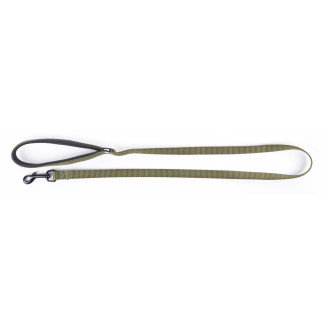 Laisse Martin Sellier confort nylon kaki 25-120 pour chien et chat | DO&KA