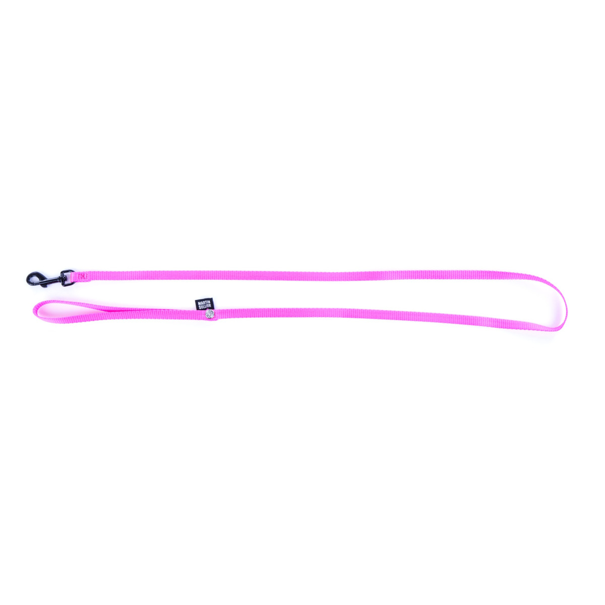 Laisse Martin Sellier confort nylon rose fluo 10-120 pour chien et chat | DO&KA