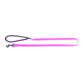 Laisse Martin Sellier confort nylon rose fluo 25-120 pour chien et chat | DO&KA