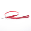 Laisse en cuir rouge Martin sellier Coupe franc pique (20mm - 100cm) pour chien