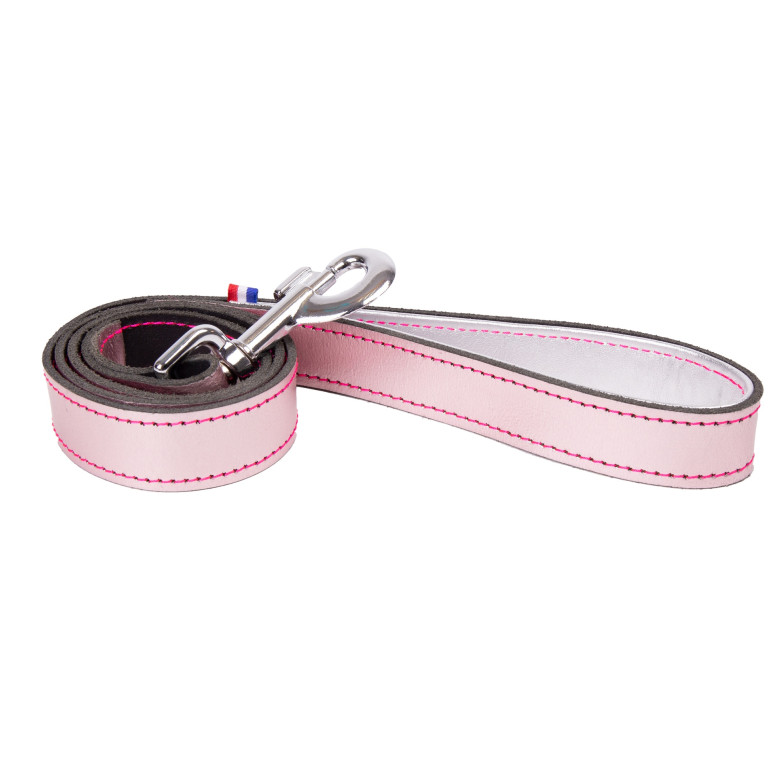Laisse en cuir élégante Martin Sellier Dakota (25-100cm) pour chien