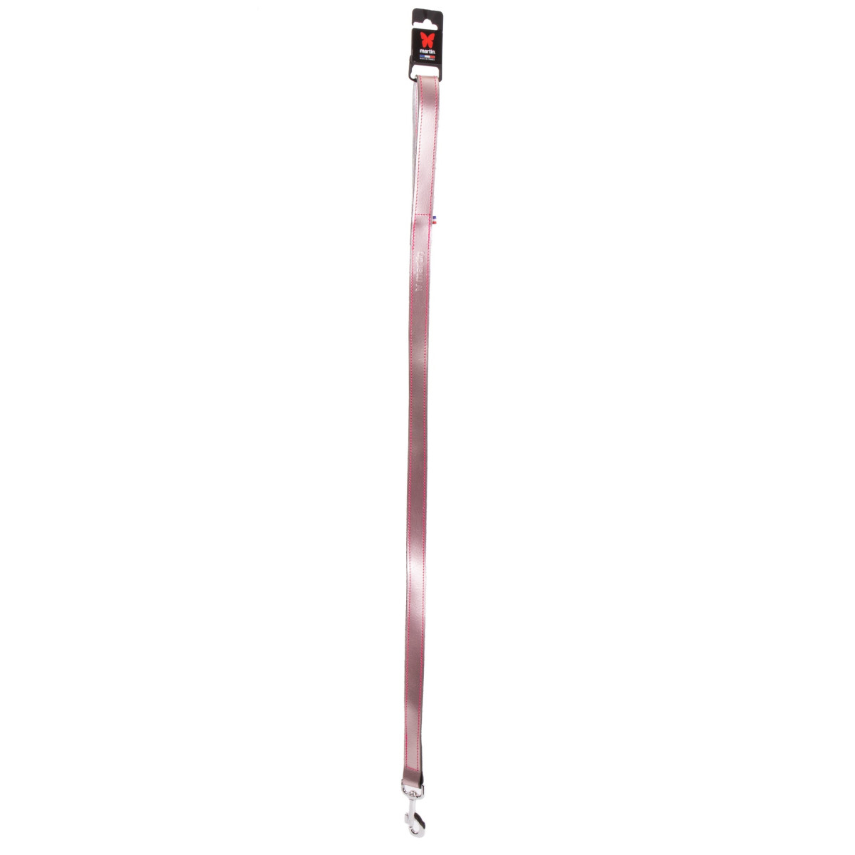 Laisse en cuir élégante Martin Sellier Dakota (25-100cm) pour chien