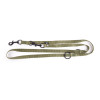 Laisse Martin Sellier 3 points nylon kaki 20mm-200cm pour chien et chat | DO&KA
