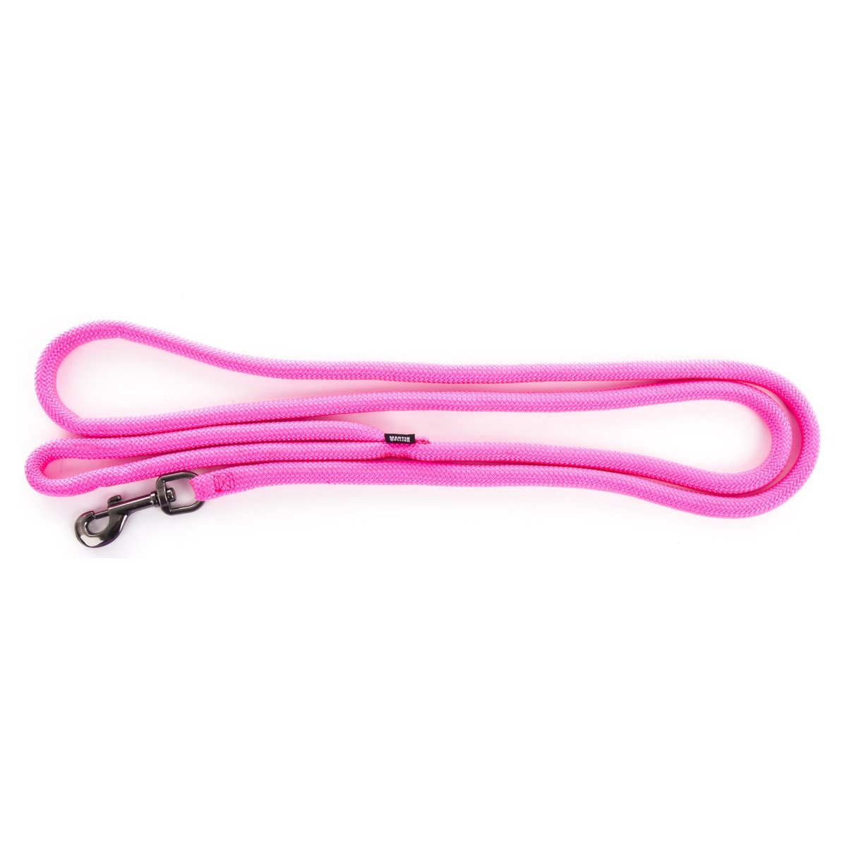 Laisse nylon rose fluo 2m Martin Sellier - Confort chien et chat
