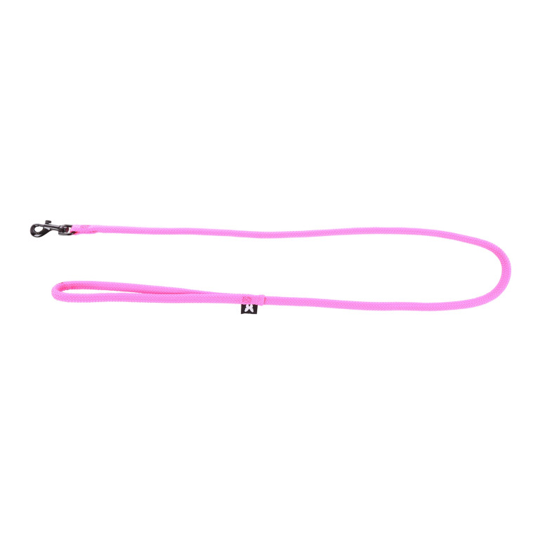 Laisse Martin Sellier ronde nylon rose fluo 9mmx120 pour chien et chat | DO&KA