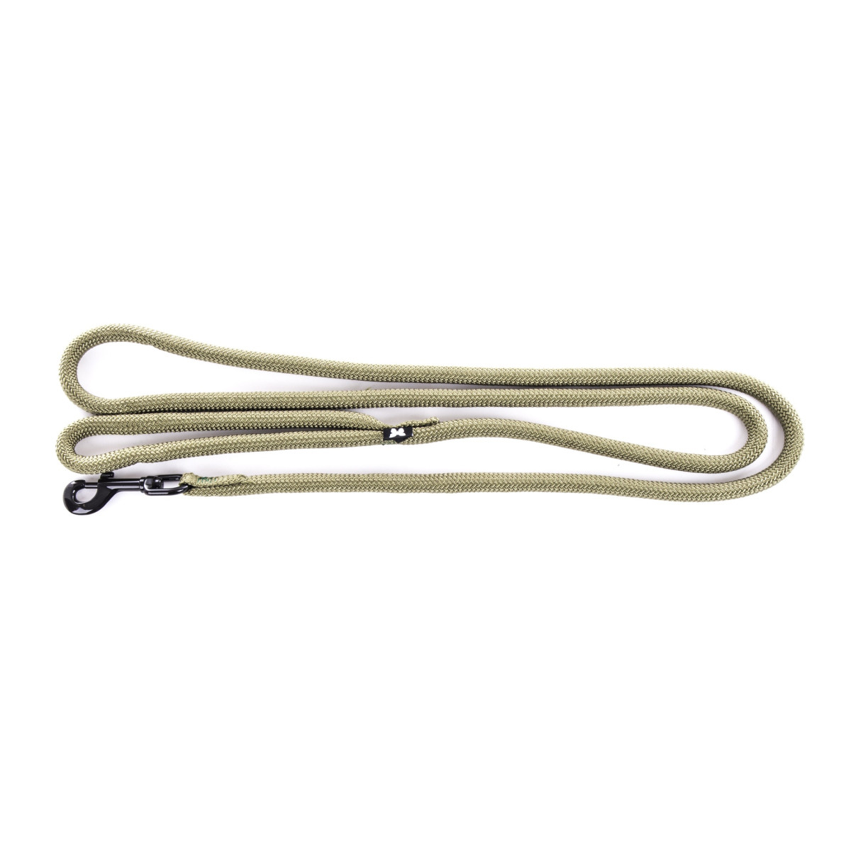 Laisse ronde Martin Sellier 2m - Nylon kaki pour chien & chat
