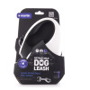 Laisse rétractable Soft Sangle Martin sellier noire (5m) pour chien