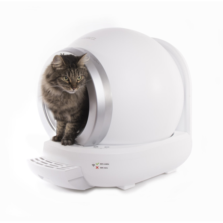 Maison de toilette automatique connectée Martin Sellier 65L pour chat | DO&KA
