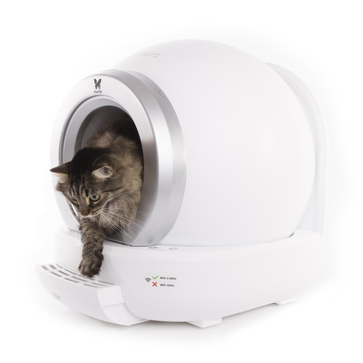 Maison de toilette automatique connectée Martin Sellier 65L pour chat | DO&KA