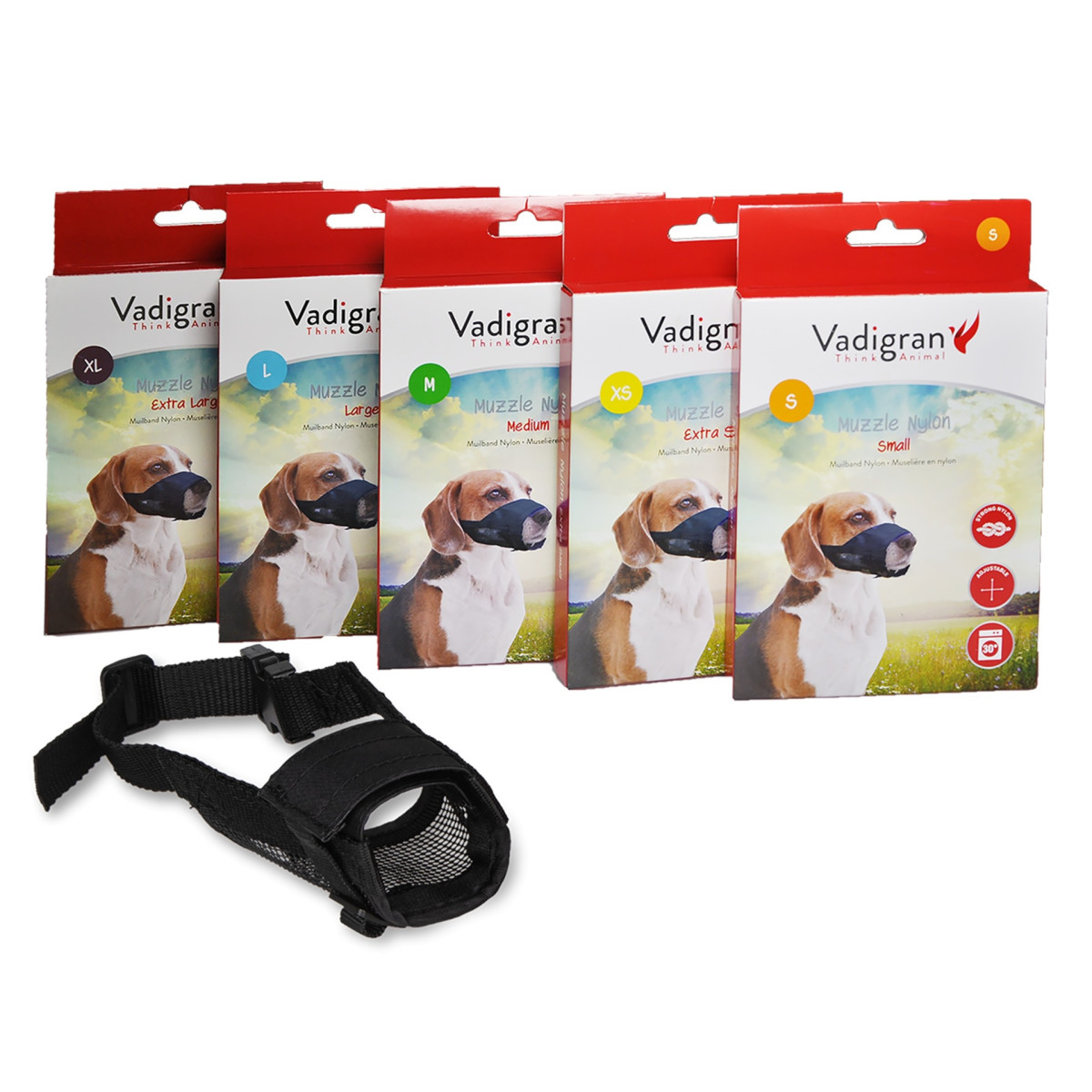 Muselière Vadigran réglable taille 1 XS pour chien | DO&KA